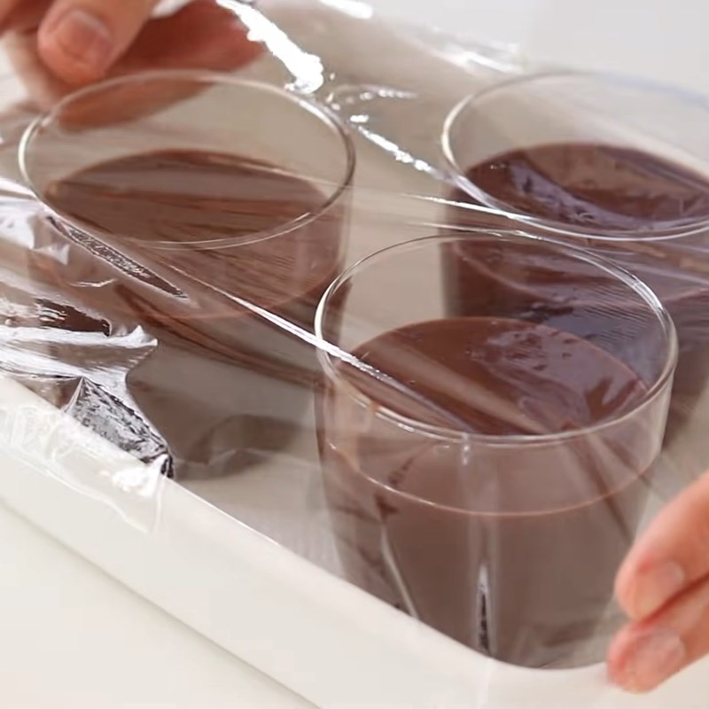 2 cách nấu pudding chocolate và cacao mềm mịn không cần bột gelatin - Hình 21