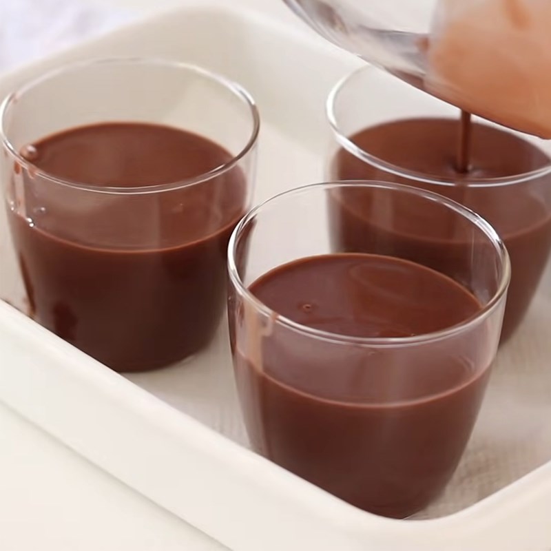 2 cách nấu pudding chocolate và cacao mềm mịn không cần bột gelatin - Hình 20
