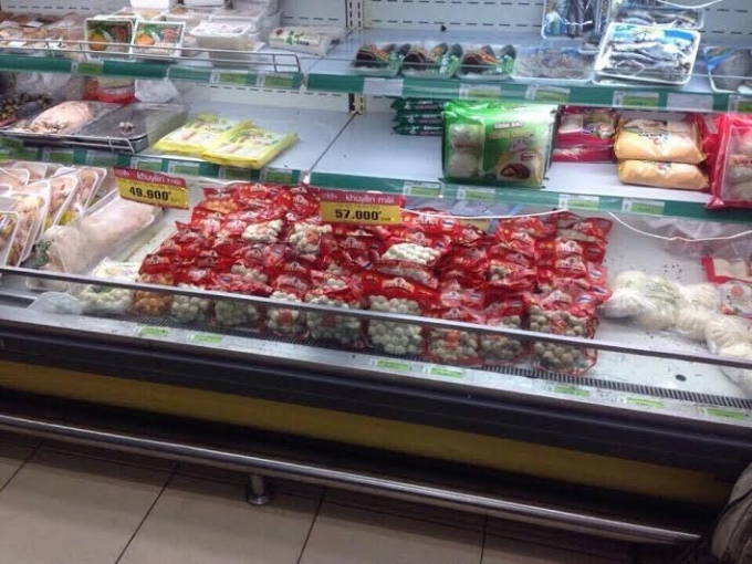 Sản phẩm của Việt Sin đang được phân phối bình thường trên nhiều siêu thị.