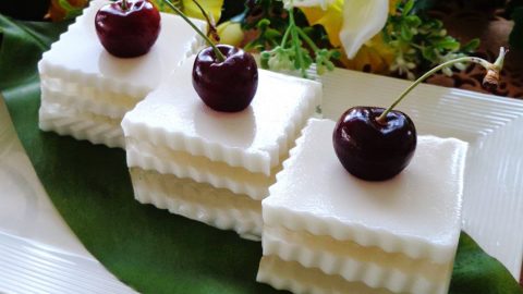 Thạch rau câu 2 lớp