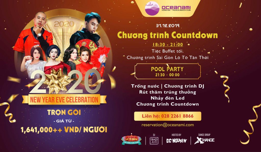 Đại Tiệc Countdown Hoành Tráng Tại Oceanami Resort