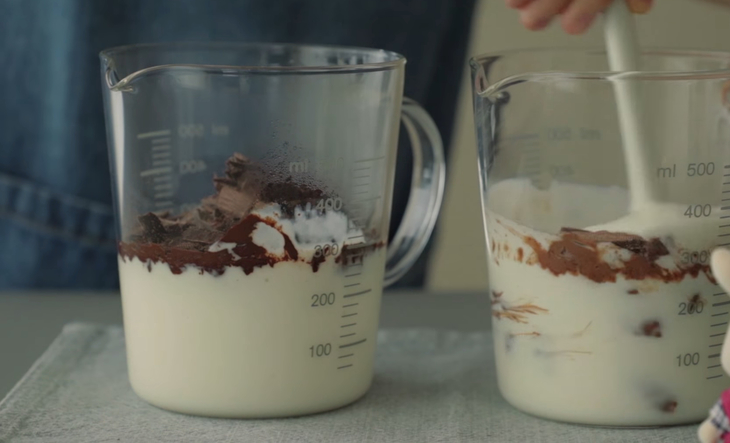 2 cách nấu pudding chocolate và cacao mềm mịn không cần bột gelatin - Hình 5