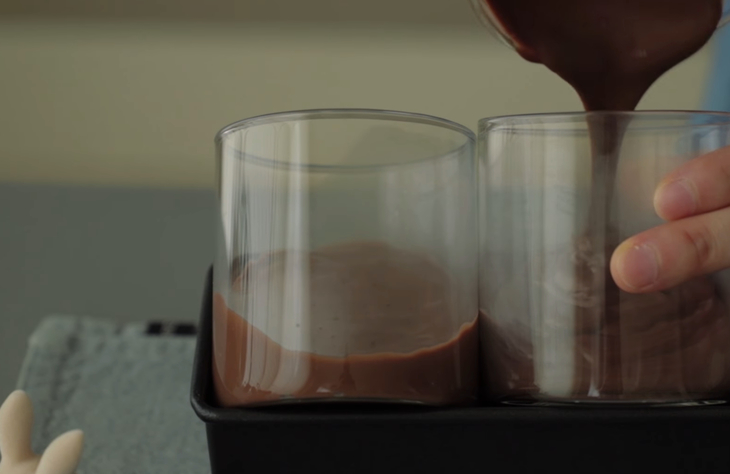 2 cách nấu pudding chocolate và cacao mềm mịn không cần bột gelatin - Hình 6
