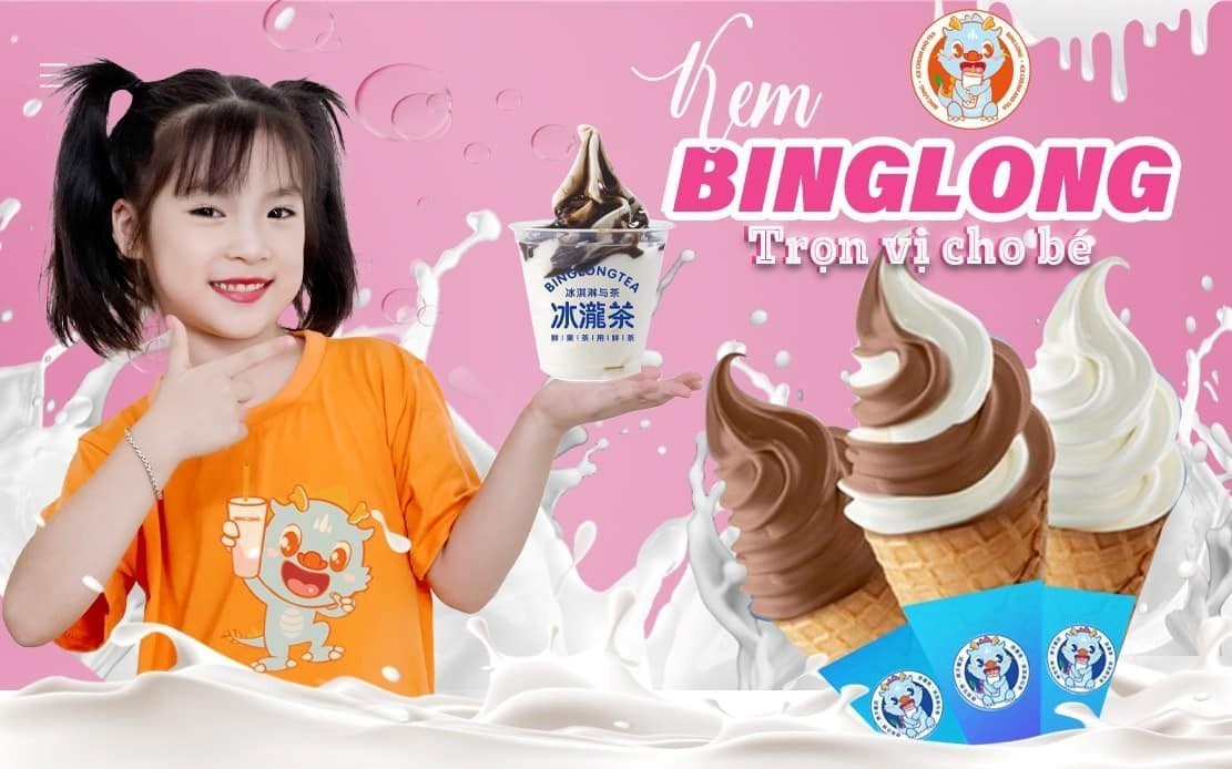 Kem của BingLong vị khác lạ, tan chảy trong miệng